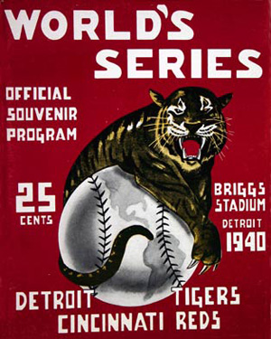 1940 Detroit World Series Program